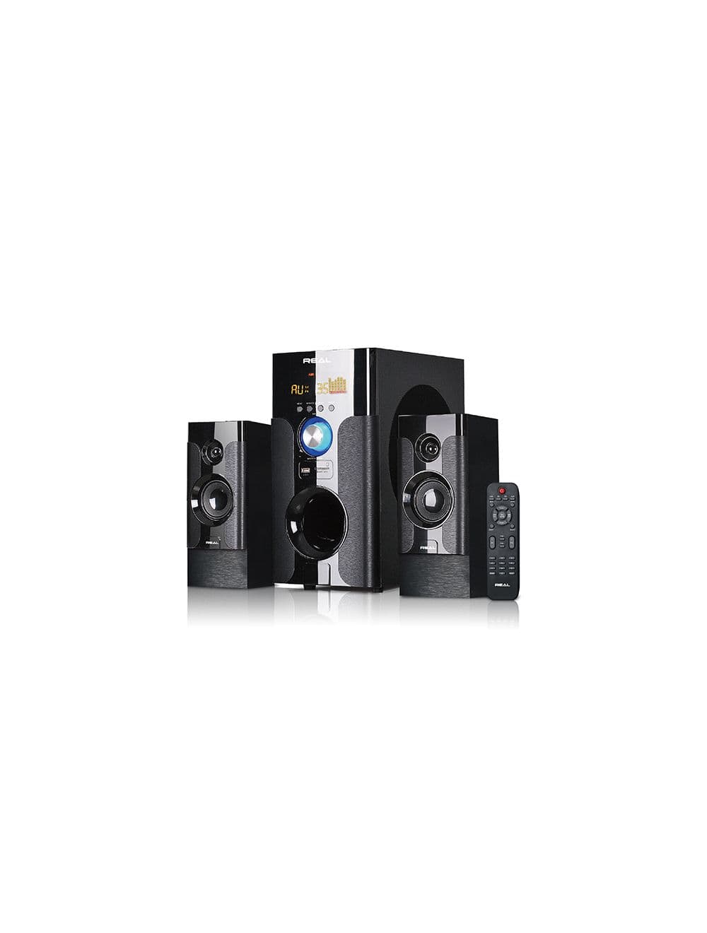 Real 116W Active Speakers - AS21-116BBT