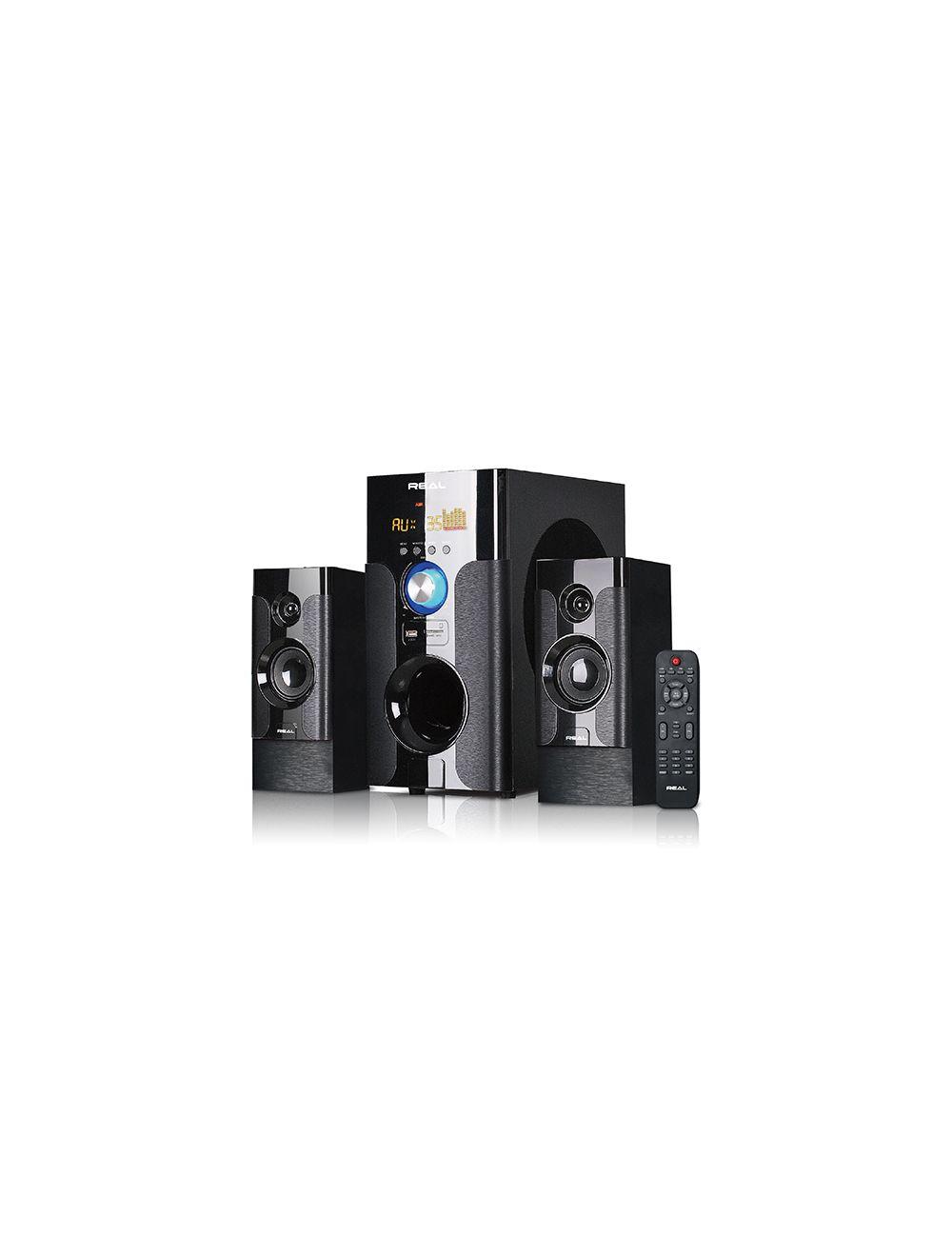 Real 116W Active Speakers - AS21-116BBT