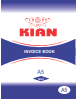 KIAN A5 Invoice Book