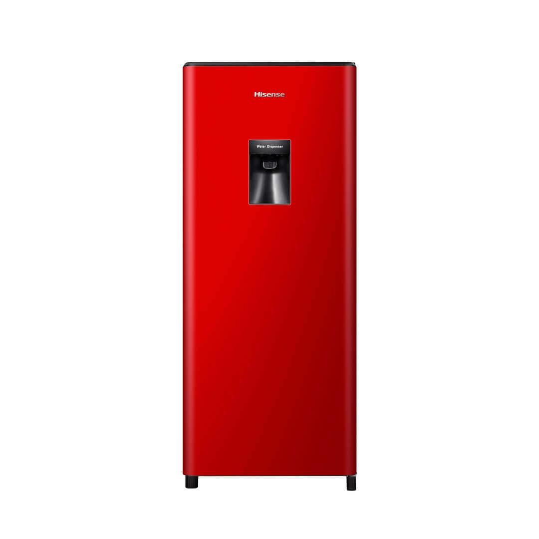 Hisense Red Single Door Fridge 172L