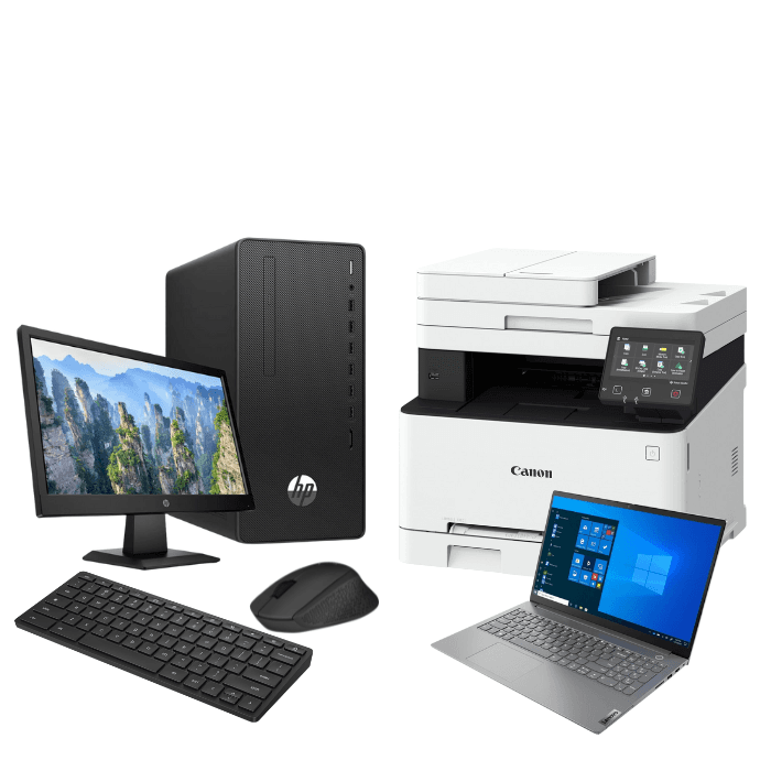 Laptops, Desktops, CPUs, Keyboards and Mouse