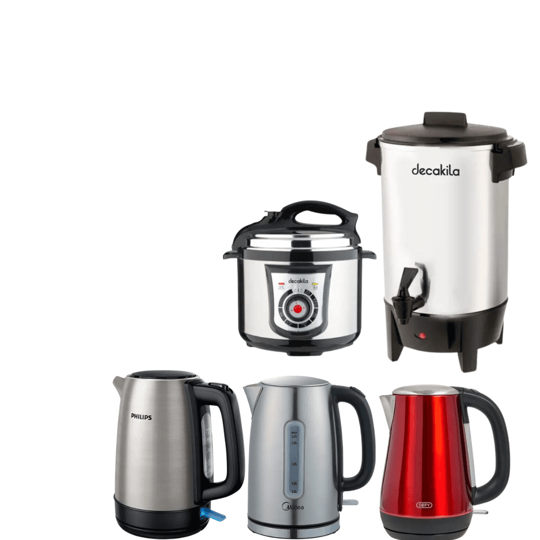 Electric Kettles, Tea Urns and Pressure Cookers
