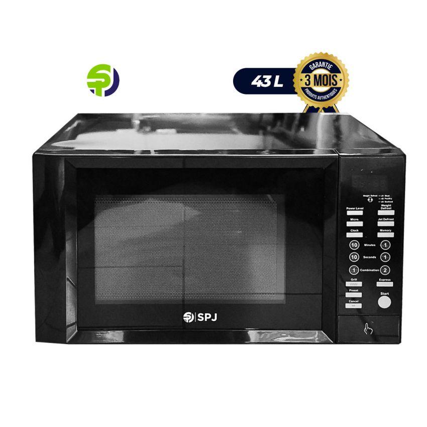 SPJ-43 LITERS DIGITAL MICROWAVE BLACK WITH GRILL - MWBLU-43L006