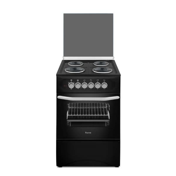 Ferre 50x50cm Black Electric Free Standing Cooker
