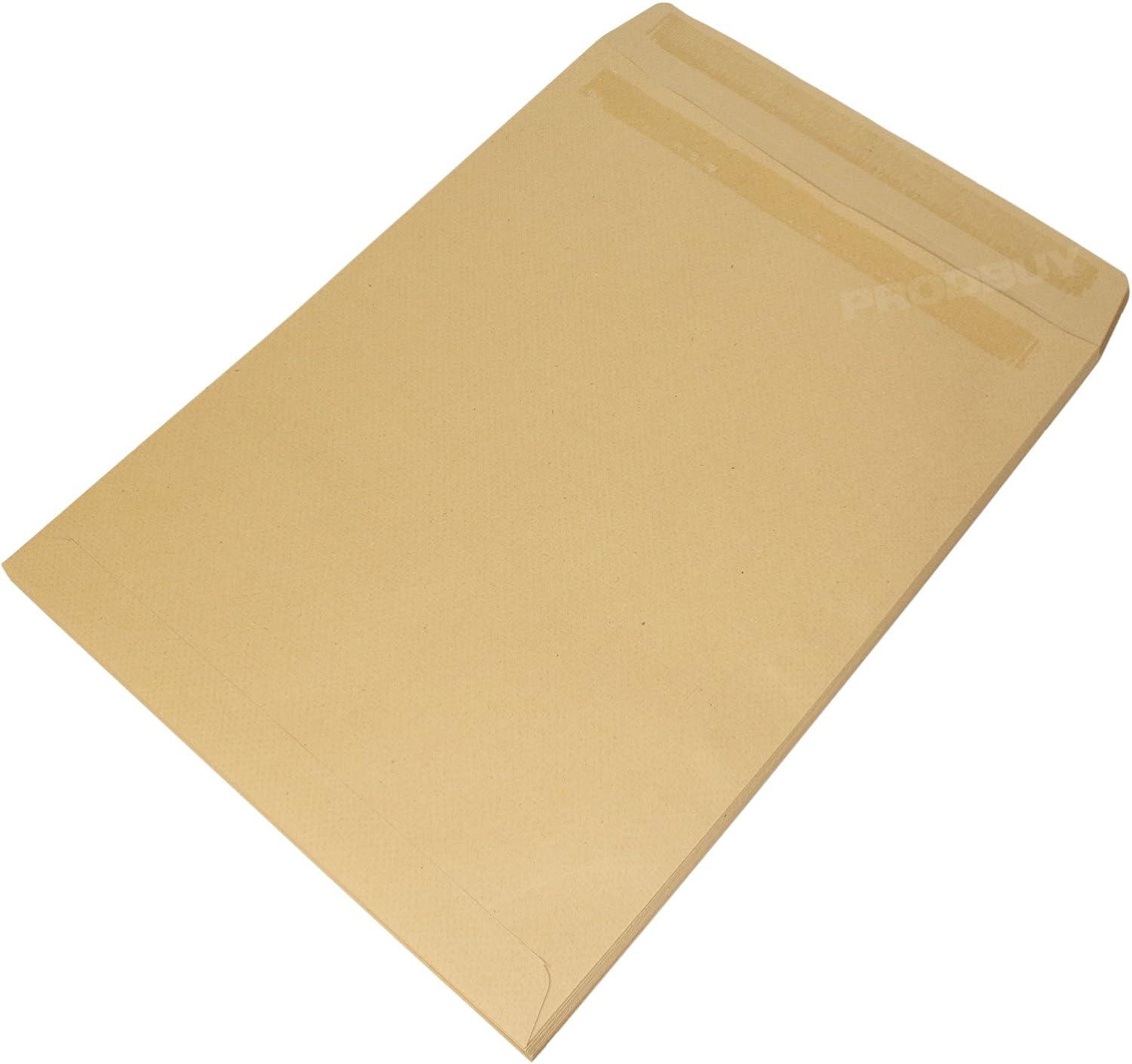 Envelopes 16x12" Manilla Plain Self Seal Large 408mm x 303mm Brown Envelope Pack