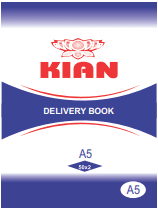 KIAN A5 Delvery note book