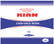 KIAN A6 Cash sale book