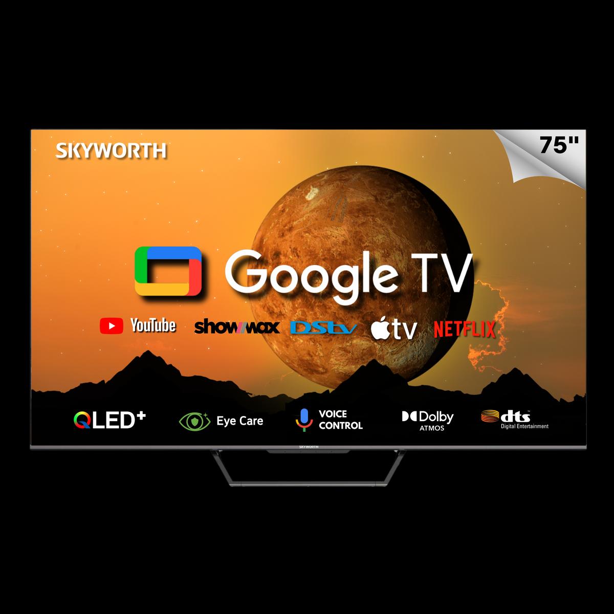 SKYWORTH 75”  UHD QLED Google TV