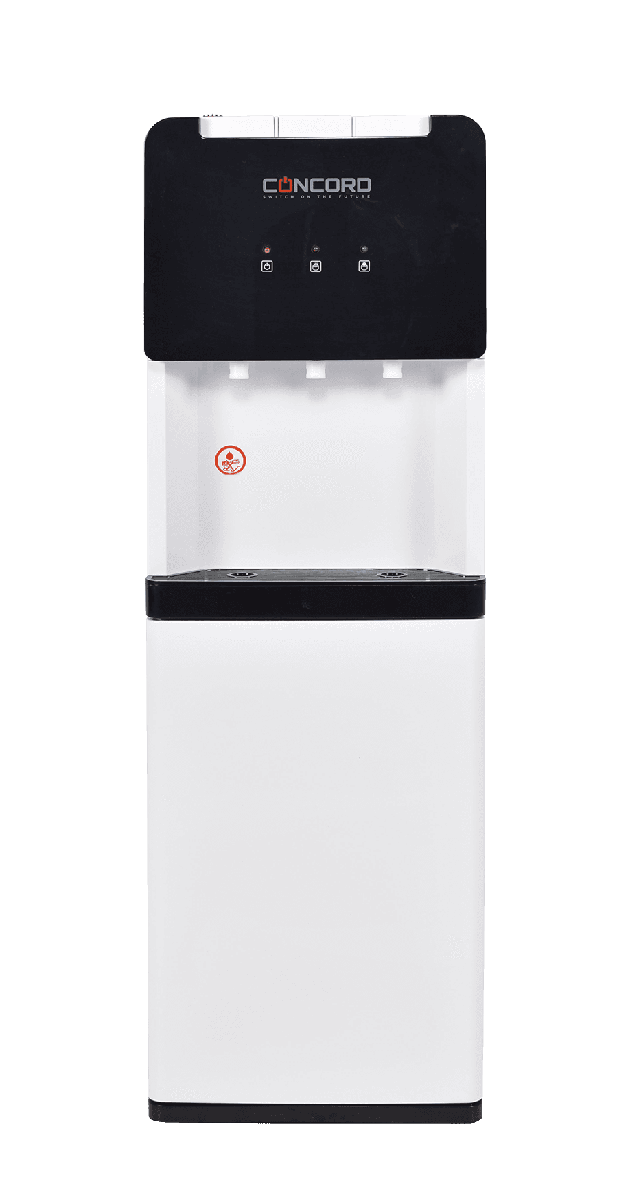 Concord Water Dispenser - 109 Economic Size - Silver/Black